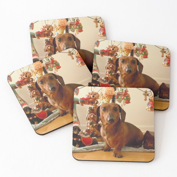 Item preview, Christmas Dachshund (Version 1) designed and sold by DebiCady.
