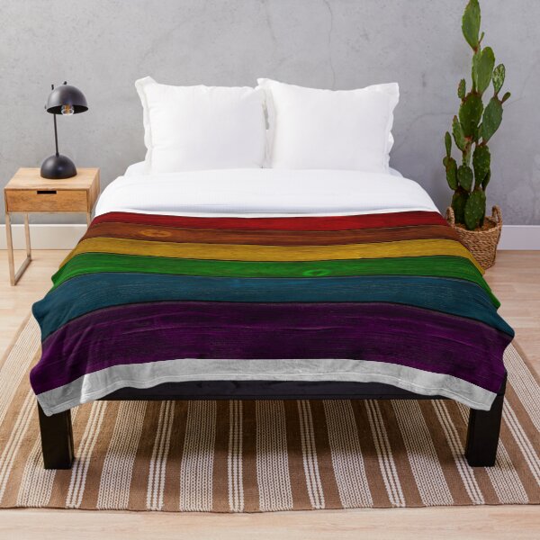 Item preview, Rainbow gay pride protection symbol in wooden texture, wooden fence, flag concept lgbt. LGBT color wood background, rainbow colorful wooden wall. designed and sold by Goodboss.