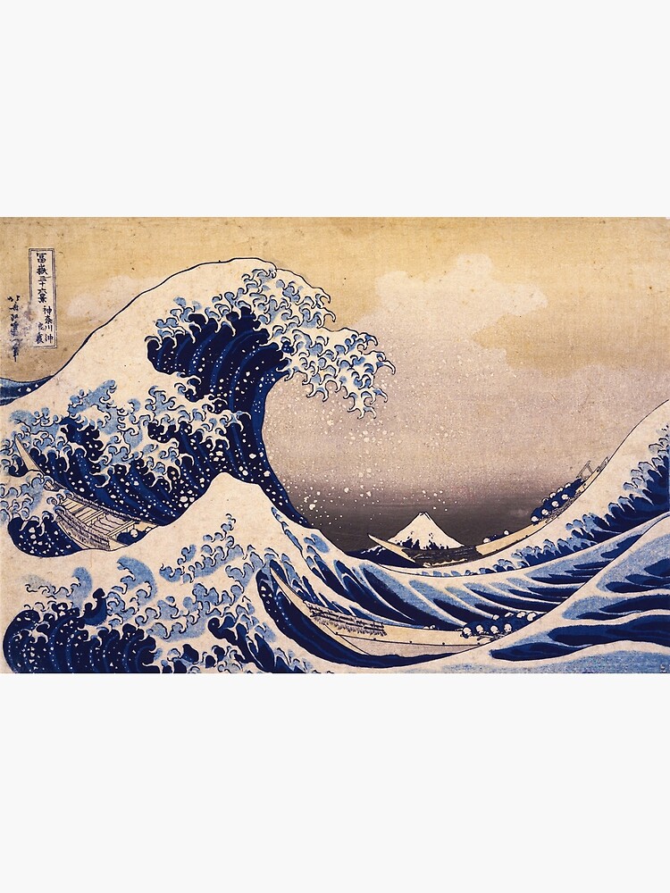 The Great Wave off Kanagawa by Katsushika Hokusai (c 1830