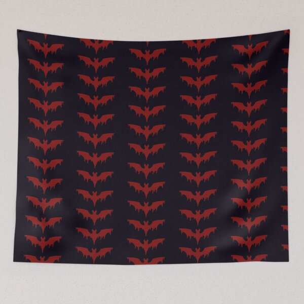Item preview, Bat dripping red with black designed and sold by tada-leipzig.