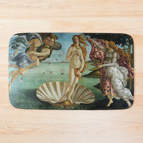 The Birth of Venus by Sandro Botticelli (1486) Bath Mat