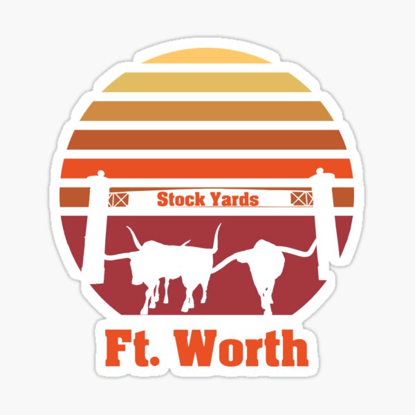 Item preview, Fort Worth Stock Yards Texas Sunset designed and sold by weirdrelatives.