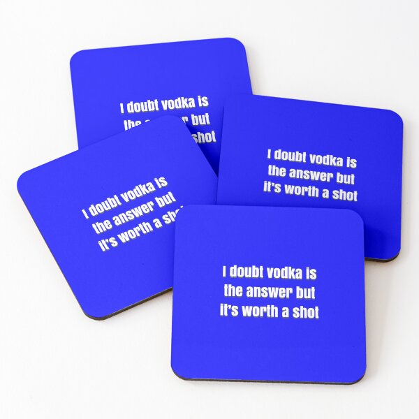 Item preview, I doubt vodka’s the answer but it’s worth a shot designed and sold by BellaTho.