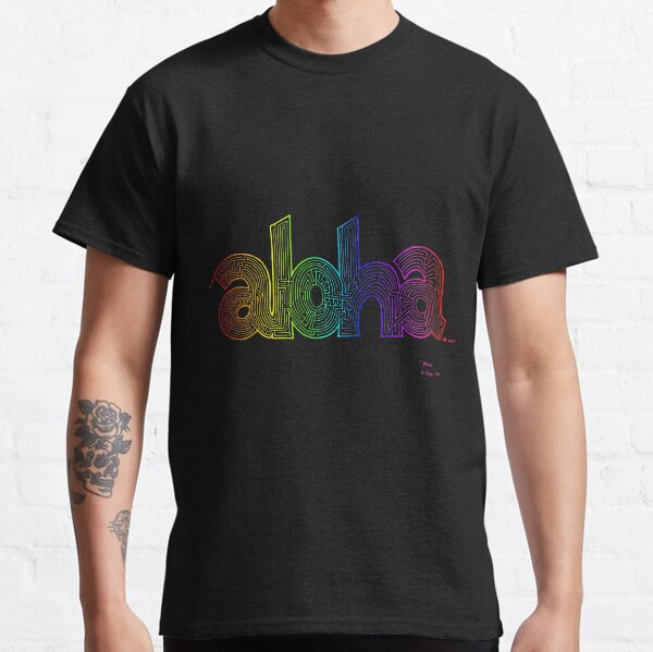 Item preview, Rainbow Aloha Words designed and sold by MajorMazer.
