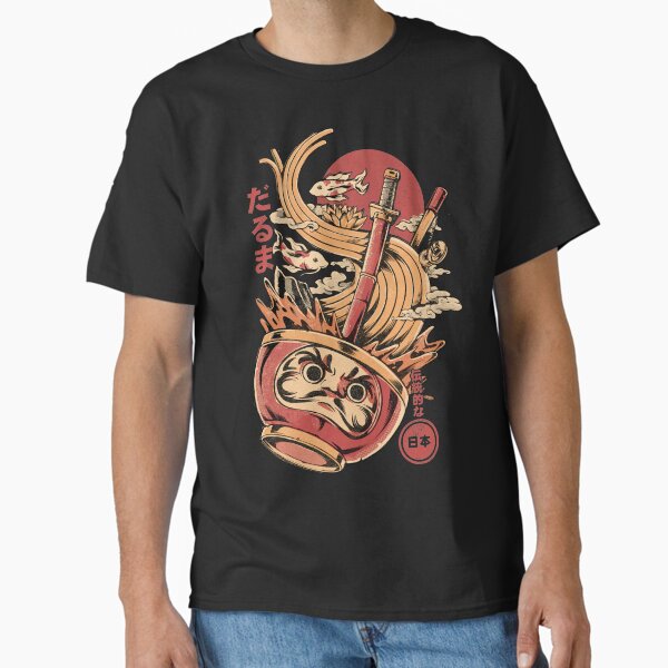 Vista previa del artículo con la obra «Ramen de Daruma», diseñado y vendido por Ilustrata®.