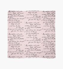 Pride and Prejudice, Darcy (black) Quote Scarf
