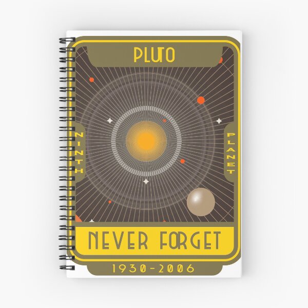 Aperçu de l'œuvre Pluton neuvième planète, l'espace scientifique n'oublie jamais créée et vendue par PabsCellaneous.