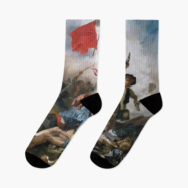 Item preview, Liberty Leading the People by Eugène Delacroix (1830) designed and sold by allhistory.