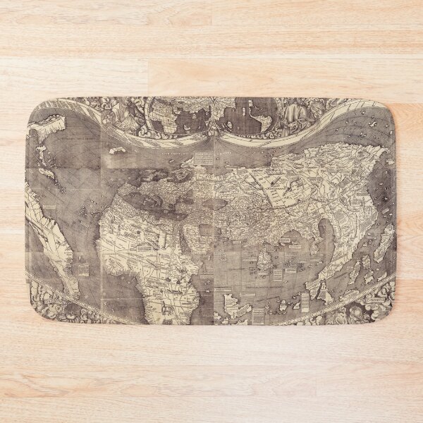 Item preview, Universalis Cosmographia Secundum World Map by Martin Waldseemuller (1507) designed and sold by allhistory.