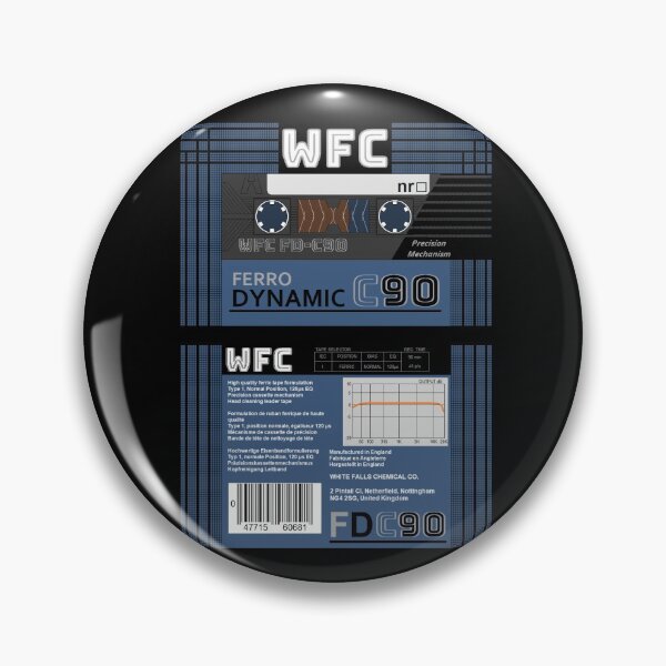 Item preview, WFC Ferro Dynamic C90 type 1 cassette (front and back) designed and sold by B-96-J.