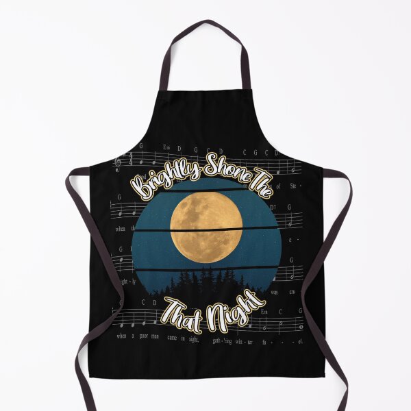 Item preview, Brightly Shone The Moon That Night - Christmas Carol Quote designed and sold by MoonsmileProd.