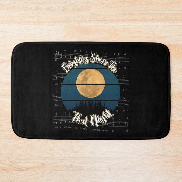 Item preview, Brightly Shone The Moon That Night - Christmas Carol Quote designed and sold by MoonsmileProd.