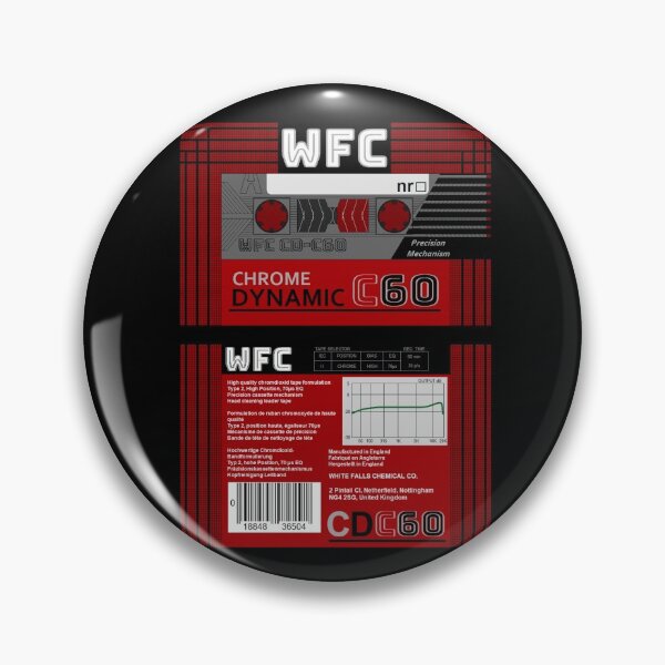 Item preview, WFC Chrome Dynamic C60 type 2 cassette (front and back) designed and sold by B-96-J.