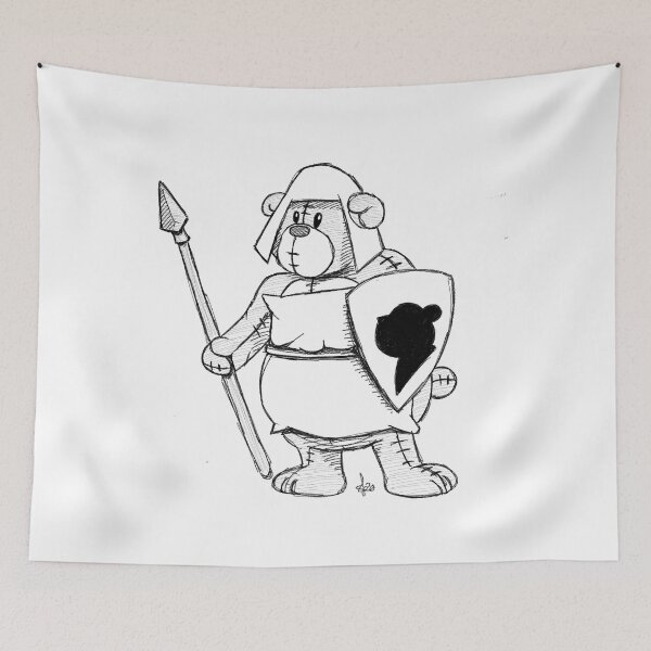 Item preview, Teddy on guard designed and sold by Pittstop.