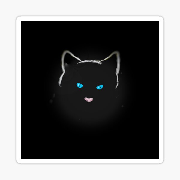Aperçu de l'œuvre Chat aux yeux bleus créée et vendue par AbriiD.