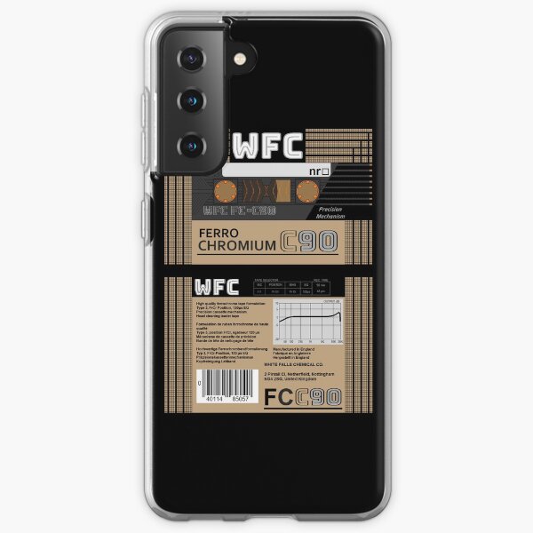 WFC Ferro Chromium C90 type 3 cassette (front and back) Samsung Galaxy Soft Case