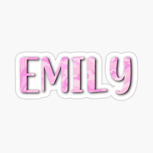 Emily Sticker For Sale By Dolphin1128 Redbubble