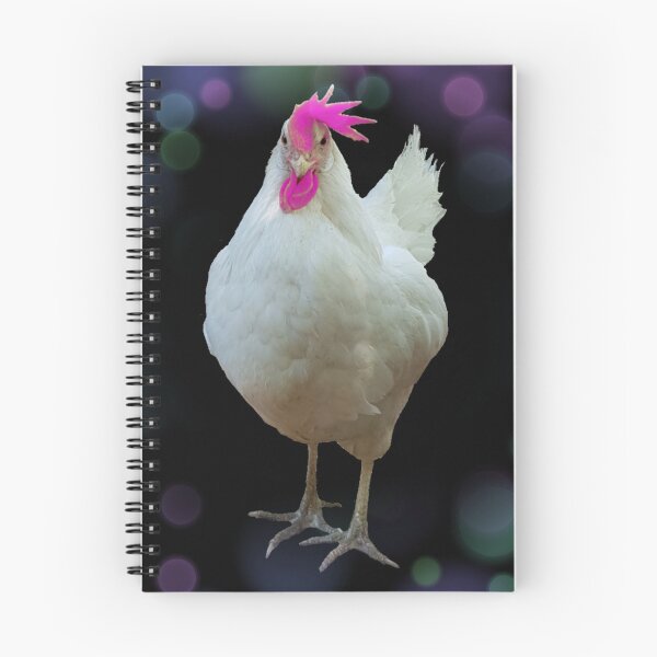 Item preview, Pink hen pink crest designed and sold by Joie-et-Poesie.