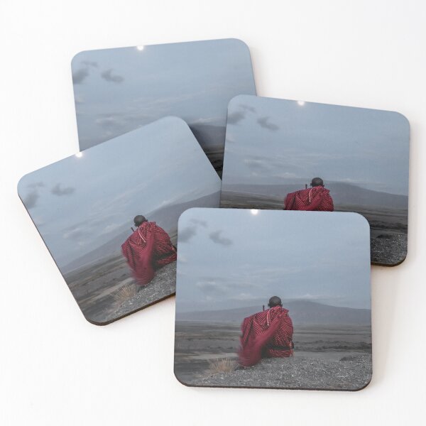 Item preview, Maasai tribe full moon desert landscape designed and sold by Watatu.