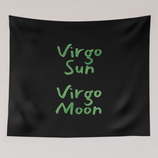 Item preview, Virgo Sun Virgo Moon Text designed and sold by leomooncreates.