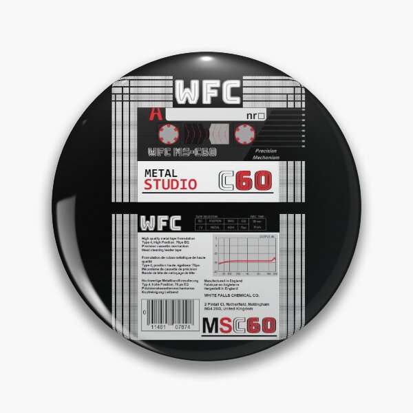 Item preview, Casete WFC Metal Studio C60 tipo 4 (anverso y reverso) designed and sold by B-96-J.