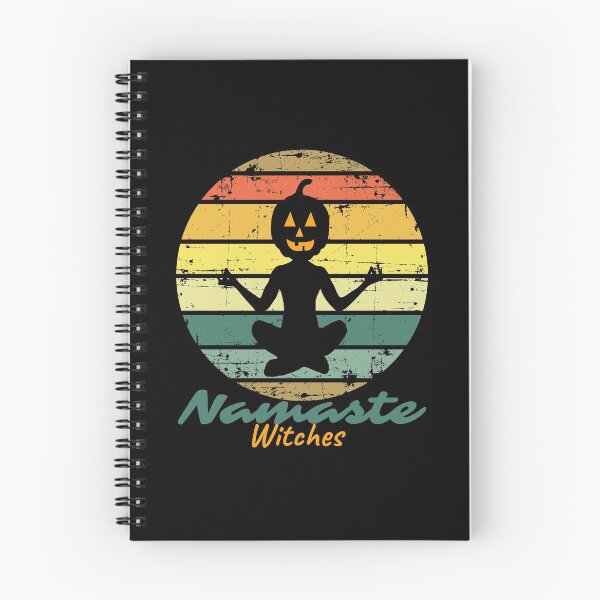 Item preview, Funny Halloween Yoga Pose Meditation Halloween Vintage Retro Pose designed and sold by Dilabirdy.