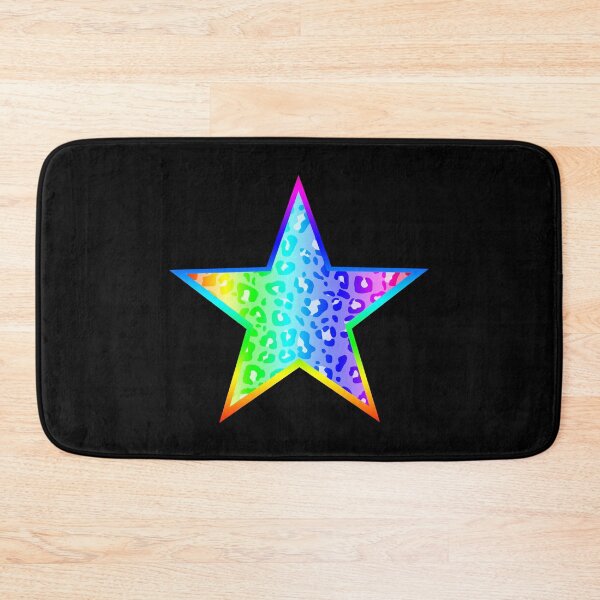 Item preview, Rainbow Leopard Print Star designed and sold by Bumblefuzzies.