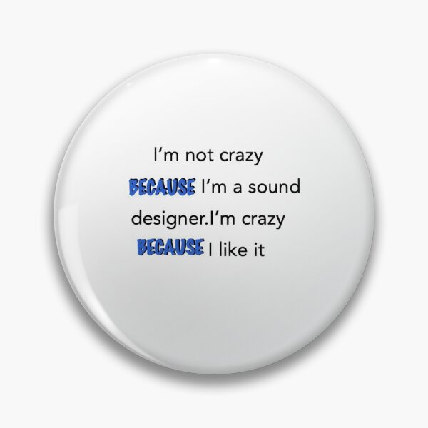 Item preview, Sound Designers are crazy designed and sold by PixieDustST.