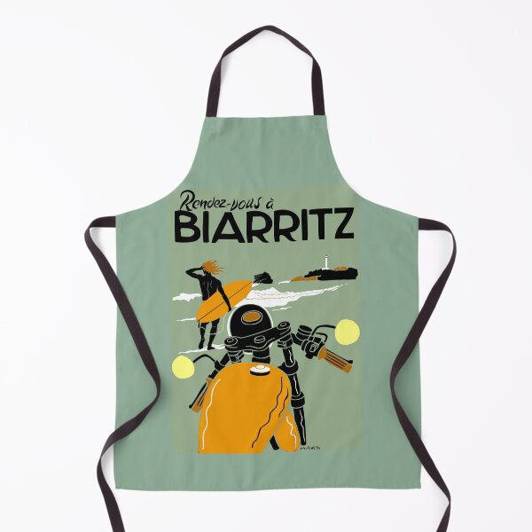 Item preview, BIARRITZ ; Vintage Travel Advertising Print designed and sold by posterbobs.