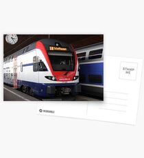 Swiss train Postcards