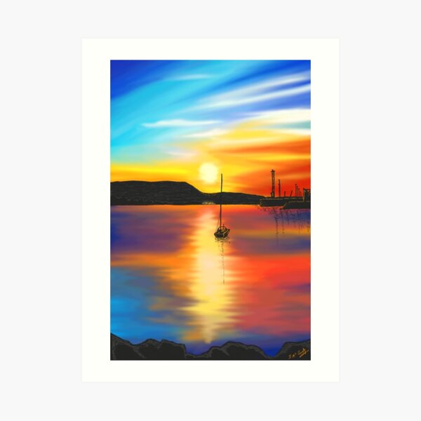 Carlingford Lough Sunset Art Print