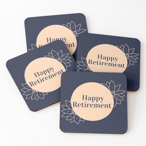 Item preview, Happy retirement with flower designed and sold by K-icon.