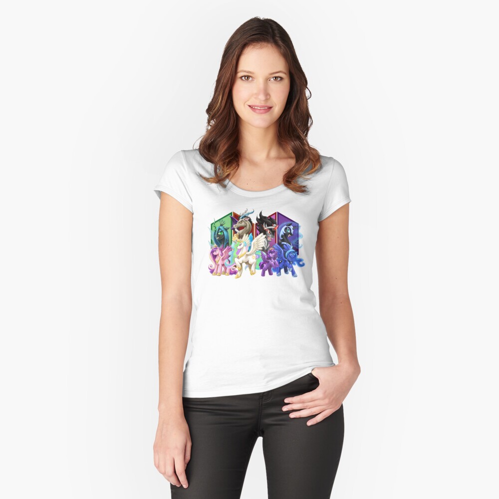 Item preview, Fitted Scoop T-Shirt designed and sold by slifer.