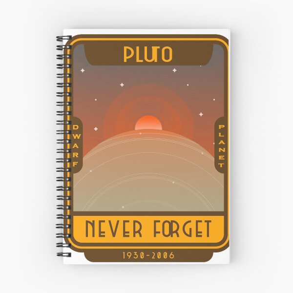 Item preview, Pluto dwarf planet, science space never forget designed and sold by PabsCellaneous.