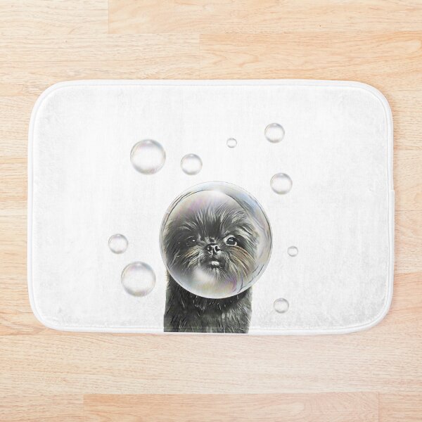 Aperçu de l'œuvre Affenpinscher dans Bubbles créée et vendue par ProtanDesign.