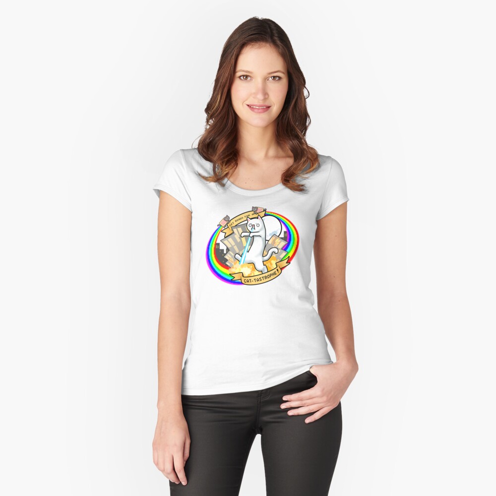 Item preview, Fitted Scoop T-Shirt designed and sold by slifer.