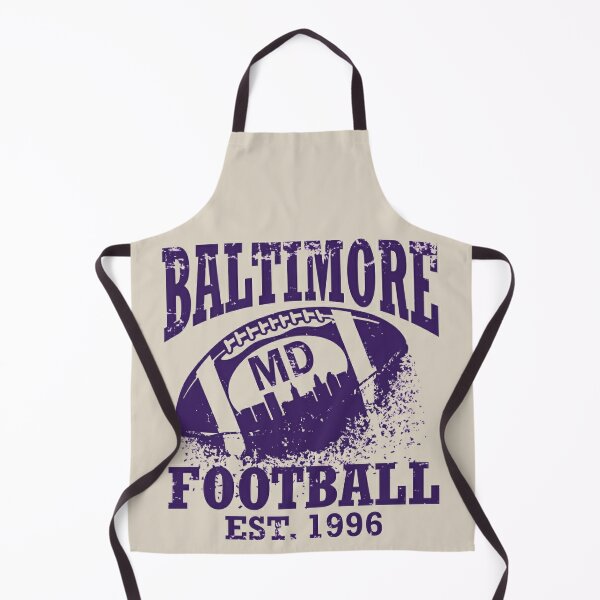 Baltimore Football' Apron for Sale by Poloy