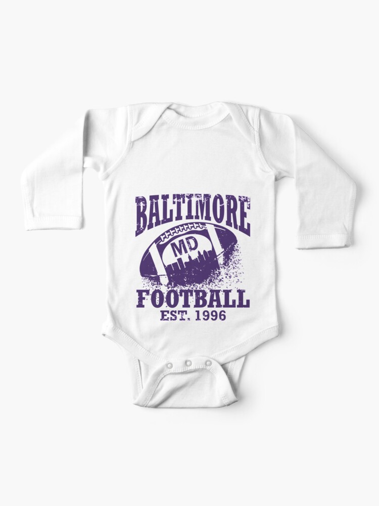 Infant/ Baby Baltimore Ravens One Piece Shirt 0-3 months