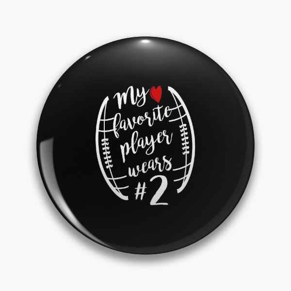 Item preview, My Favorite Player Wears # Number 2 Funny Football Gift for Number Two Players designed and sold by clothesy7.