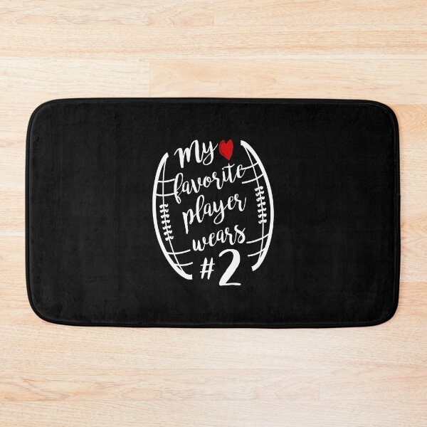 Item preview, My Favorite Player Wears # Number 2 Funny Football Gift for Number Two Players designed and sold by clothesy7.