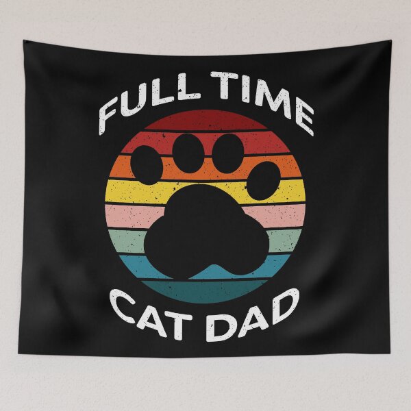 Item preview, Full Time Cat Dad designed and sold by ind3finite.