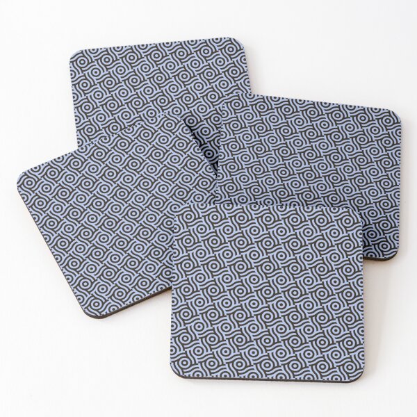 Item preview, Swirly geometric pattern lavender and black designed and sold by Pattern-ify.