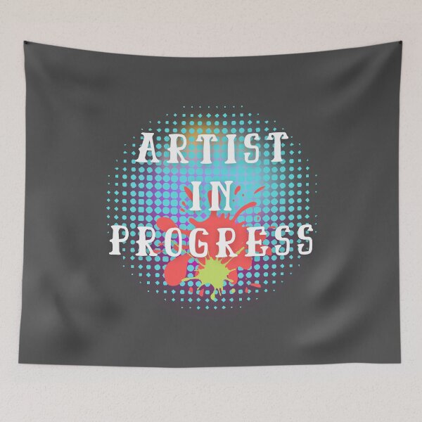 Item preview, Artist in Progress: Creative People: Artsy Retro Colorful designed and sold by Cymphonyskar.