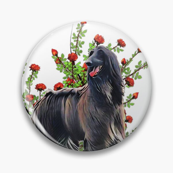 Artikelvorschau, Afghanischer Hund in Rosen entworfen und verkauft von ProtanDesign.