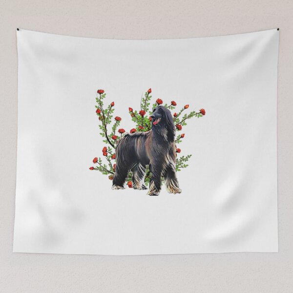 Item preview, Afghan Hound in Roses designed and sold by ProtanDesign.