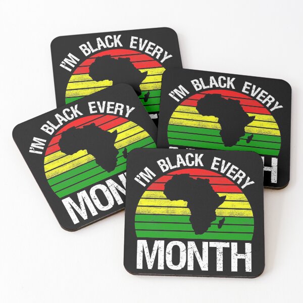 Item preview, I'm Black Every Month Retro Gift Black History Month 2020 Vintage designed and sold by naworas.