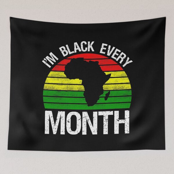 Item preview, I'm Black Every Month Retro Gift Black History Month 2020 Vintage designed and sold by naworas.