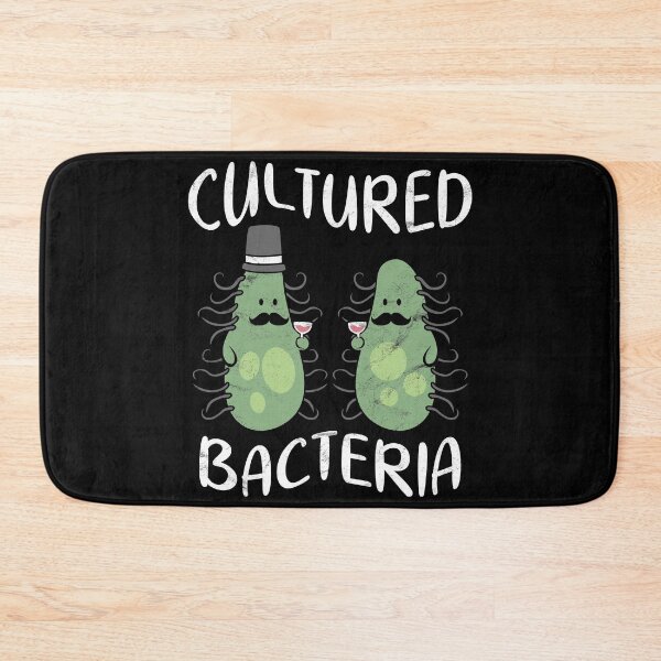 Item preview, Bacteria with hat gift idea virus science cultured designed and sold by Svetiik.