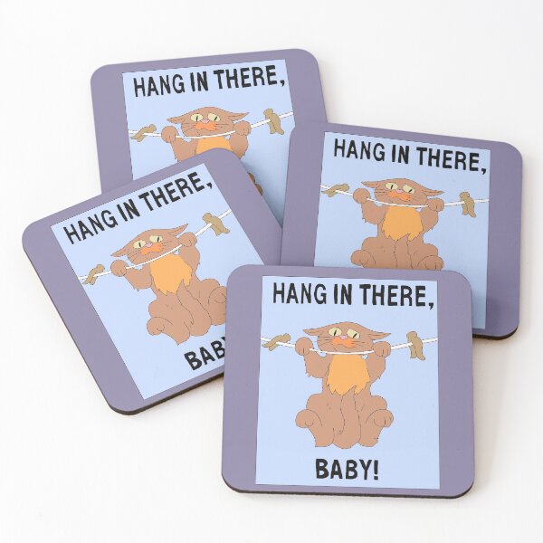 Item preview, Hang In There Baby poster designed and sold by thebcarts.