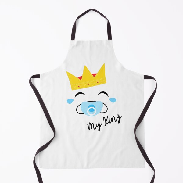 Item preview, Cute Crying Baby With A Crown And A Pacifier My King designed and sold by Paulina Vanlife.